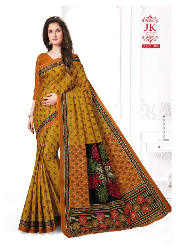 Jk Vaishali Special Edition 1 Fancy Casual Daily Wear Cotton Saree Collection